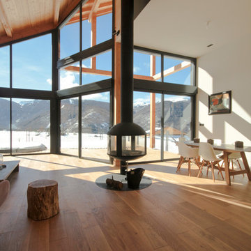 Construction d'un chalet de montagne - atelier S architecte toulouse