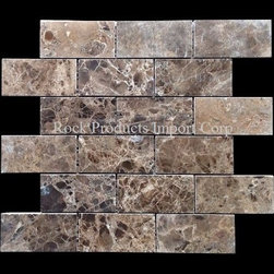 SW38- SUBWAY EMPERADOR DARK 2X4 - Mosaic Tile