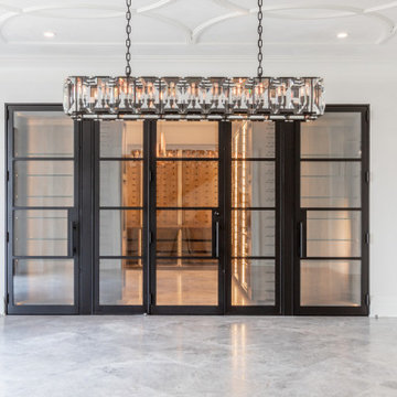 Florida luxury custom wine room