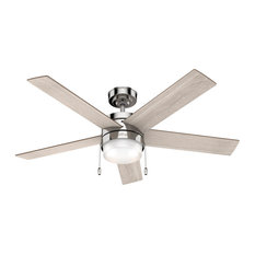 Claudette 2 Light 52" Indoor Ceiling Fan, Polished Nickel