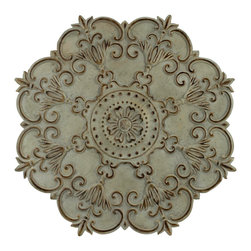Luke 40600 Wall Hanging Round Metal Wall Art - Metal Wall Art