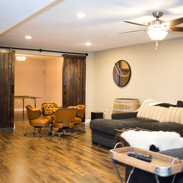 Multipurpose rustic basement