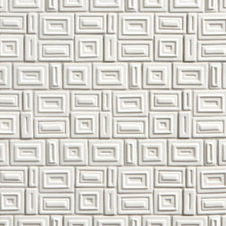 Tilt Galactica Mosaic in White Gloss - Tile