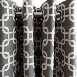 Links Grommet Drape, Summerland - Curtains