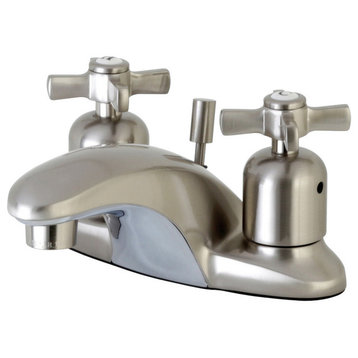 Kingston Brass FB8628ZX 4 in. Centerset Bathroom Faucet, Brushed Nickel