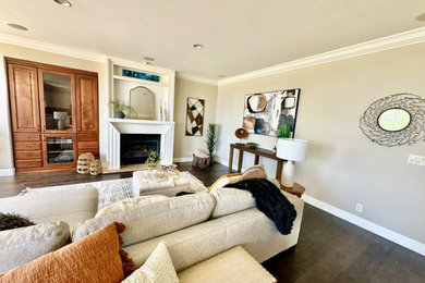 Inspiration for a contemporary living room remodel in Other
