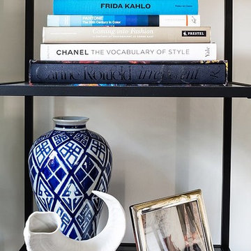 Indigo-Infused Living Room Makeover for Erica Chan Coffman of Honestly WTF