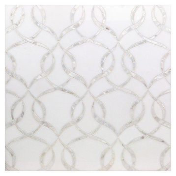 Ario Marble and Pearl Tile