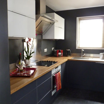 Mr et Mme R, Une cuisine style "industriel"