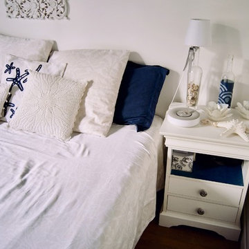 Inspiration bord de mer dans une chambre parentale