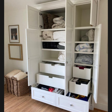 Custom-Built Bedroom Storage Cabinets
