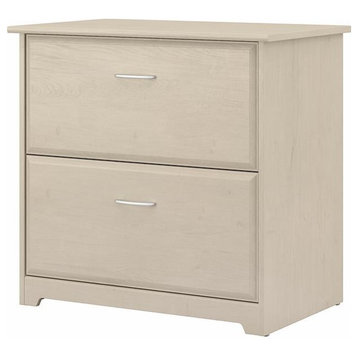 Cabot 2 Drawer Lateral File Cabinet in Linen White Oak - Engineered Wood
