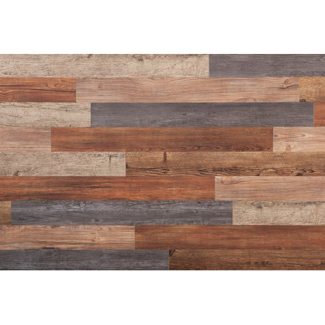 E-Z Wall Peel and Press Assorted Wall Planks