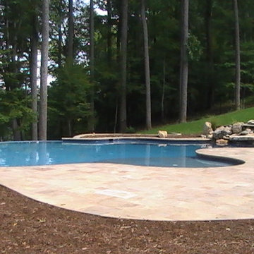 Infinity Edge Free Form Pool Crozet, Virginia