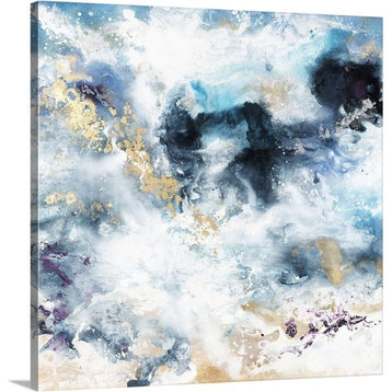 "Golden Nebula" Wrapped Canvas Art Print, 24"x24"x1.5"