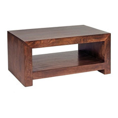 Santiago Dark Mango Wood Small Coffee Table