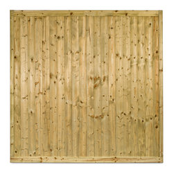 Tongue & Groove Flat Top Fence Panels - Home Fencing And Gates