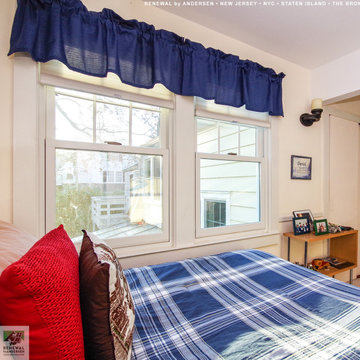 New Windows in Handsome Bedroom - Renewal by Andersen Staten Island / New Jersey