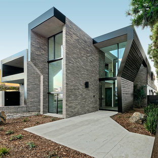 75 Beautiful Brick Flat Roof Pictures & Ideas - September, 2020 | Houzz