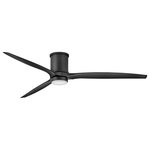 Hinkley - Hinkley 900872FMB-LWD Hover Flush, 3 Blade Ceiling Fan with Light Ki Modern - Clean and sleek, Hover Flush is a stunning modernHover Flush 3 Blade  Matte Black *UL: Suitable for wet locations Energy Star Qualified: n/a ADA Certified: n/a  *Number of Lights:   *Bulb Included:Yes *Bulb Type:LED *Finish Type:Matte Black