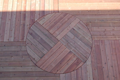 Deck - mid-sized contemporary backyard deck idea in Austin with no cover