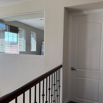 Enclosed Study Room Conversion with Custom Door and Glass Panel in Irvine