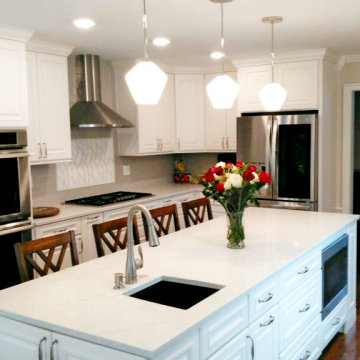 Kitchen Remodel with Island Seating