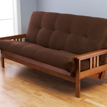 Monterey Frame with Chocolate Suede Mattress