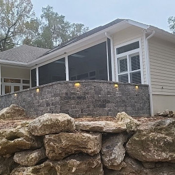 Backyard Raised Patio