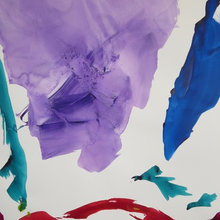 New Color-Field Painting, Vita In Purple #62 By Robert Schoenfeld