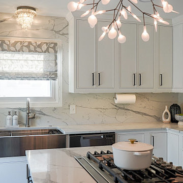 Showplace Inset Aspen in White II and Iron Ore