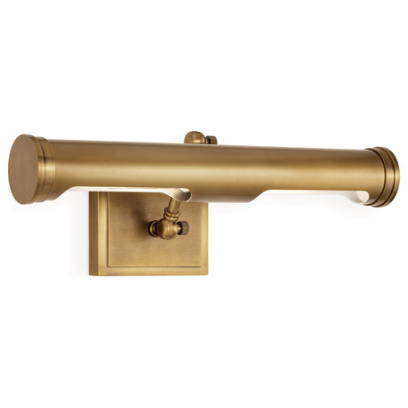 Tate Picture Light Medium, Natural Brass
