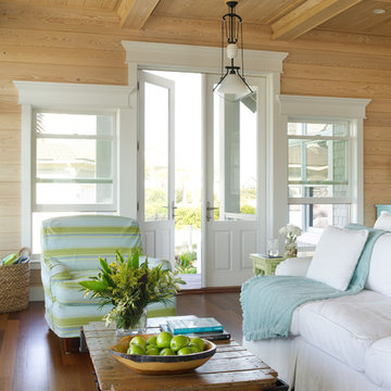 Beach Style Living Room