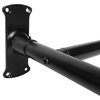Utopia Alley Aluminum Shower Curtain Rods 60" Large Size by 25", Matt Black