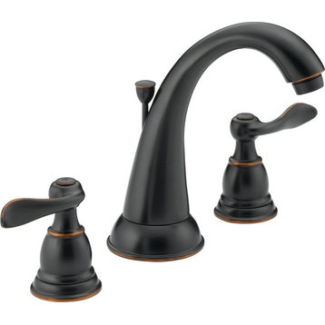 Delta B3596LF Windemere Widespread Bathroom Faucet - Oil Rubbed Bronze