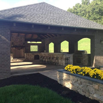 PF Cook Brick Outdoor Living Pavilion