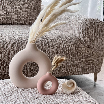 Ivory Sofa Slipcover | Microfibra Collection | Mamma Mia Covers