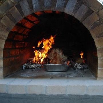 The Kreil Family Wood Fired Brick Pizza Oven in Michigan