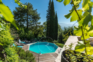 This is an example of a country pool in Grenoble.