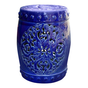 Isfahani Ceramic Garden Stool