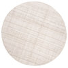 Safavieh Abstract Collection ABT141 Rug, Ivory/Beige, 8'x8' Round