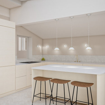 Réaménagement d'une maison de 160 m2