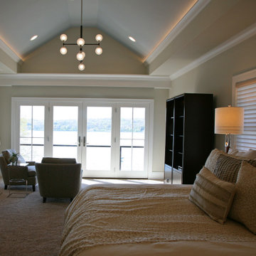 open concept lake house