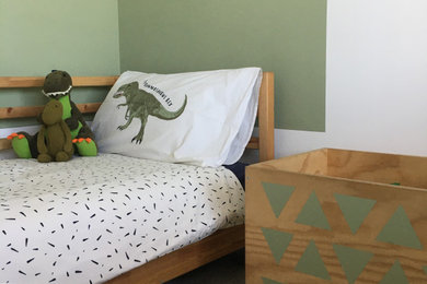 Immagine di una cameretta per bambini minimalista