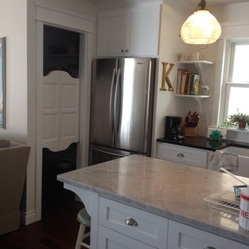 White Kitchen Pantry Doors