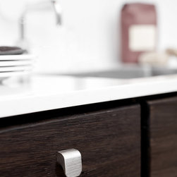 Furnipart Fall knob in Inox Look finish - Cabinet and Drawer Handle Pulls