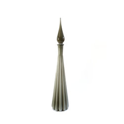 CASED EMPOLI ITALIAN FLOOR DECANTER IN GREY NO. 1 - Vases