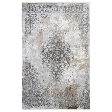 Everest Olympia Traditional Area Rug, Gold, 7'10"x9'10"