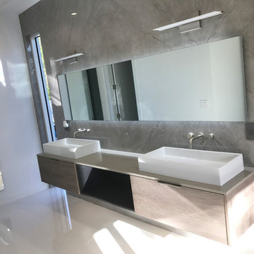 Master bathroom vanity