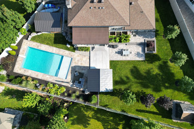 Photo of a backyard landscaping in Ottawa.